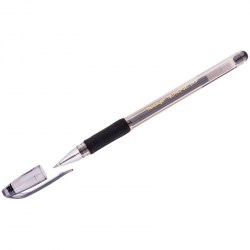 Ручка гелевая Berlingo CGp_50901 черная 0,5мм, грип, Techno-Gel Grip 226258