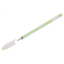 Ручка гелевая Crown HJR-500P 0,8мм зеленая пастель 290189