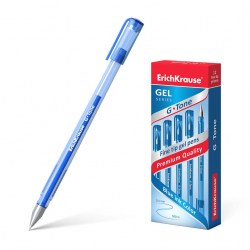 Ручка гелевая ErichKrause 17809 синяя G-Tone 0,5мм