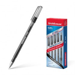 Ручка гелевая ErichKrause 39004 G-Ice черная 0,5
