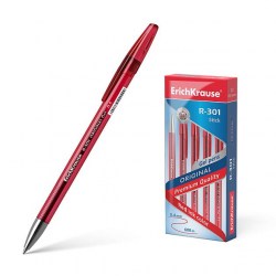 Ручка гелевая ErichKrause 42722 красная R-301 Originai Gel 0,5мм