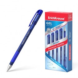 Ручка гелевая ErichKrause 45206 G-Star синяя 0,5мм