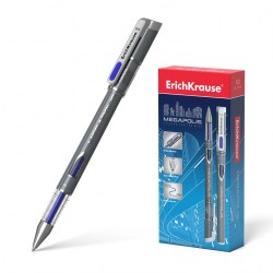 Ручка гелевая ErichKrause 92 синяя Megapolis
