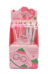Ручка-игрушка Алеф kk-7183 "Bunny warm" синяя, ассорти