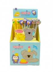 Ручка-игрушка Алеф kk-7234 "Animal friend" синяя, ассорти