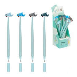 Ручка-игрушка MESHU MS_02590 "Shark" синяя, 0,7мм, ассорти 340166