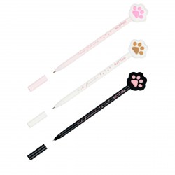Ручка-игрушка MESHU MS_51300 "Cute Paws" синяя, 0,5мм 353734