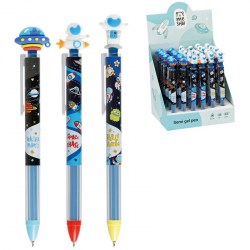 Ручка-игрушка MESHU MS_61000 "Space Aliens" синяя, 0,5мм 315685
