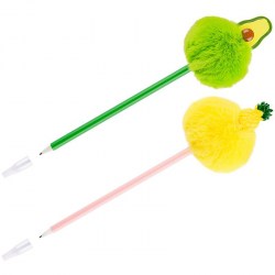 Ручка-игрушка MESHU MS_65763 "Avocado&Ananas" синяя, 0,7мм 315827