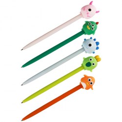Ручка-игрушка MESHU MS_65916 "Funny Monsters" синяя, 0,7мм 315842