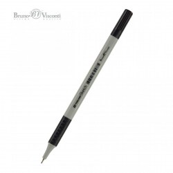 Ручка капиллярная Bruno Visconti  36-0001 "Sketch" черная 0,4мм с грипом