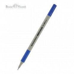Ручка капиллярная Bruno Visconti  36-0002 "Sketch" синяя 0,4мм с грипом