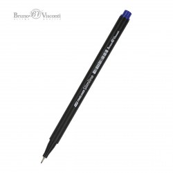 Ручка капиллярная Bruno Visconti  36-0022 Slimline «FINELINER» синяя, 0,36мм