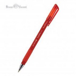 Ручка красная Bruno Visconti 20-0132 "Easy Write.Red" 0,5мм шариковая