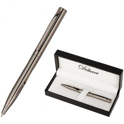 Ручка подар. Delucci CPs_11416 РШ корпус оружейный металл с кристаллом