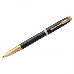 Ручка подар.  IM Роллер Premium Black/Gold GT 0,8мм черная 1931660 /Parker/