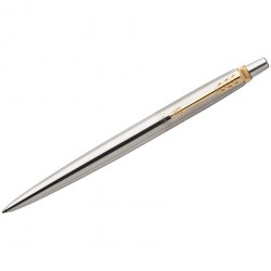 Ручка подар.  JOTTER РШ Stainless Steel GT 1,0мм синяя, кнопочн. 1953182  /Parker/