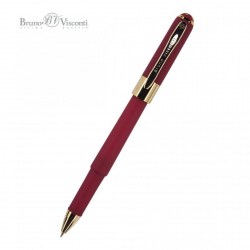 Ручка шариковая Bruno Visconti 20-0125/06 "Monaco" синяя 0,5мм бордовый корпус