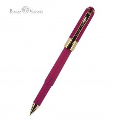 Ручка шариковая Bruno Visconti 20-0125/22 "Monaco" синяя 0,5мм пурпурный корпус