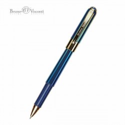 Ручка шариковая Bruno Visconti 20-0125/84 "Monaco.Pearl" синяя 0,5мм темно-синий корпус