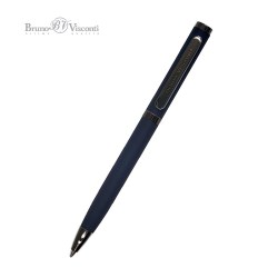 Ручка шариковая Bruno Visconti 20-0299/01 "Firenze" синяя 1,0мм синий корпус, метал. футляр
