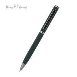 Ручка шариковая Bruno Visconti 20-0300/01 "Firenze" синяя 1,0мм зеленый корпус, метал. футляр