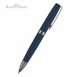 Ручка шариковая Bruno Visconti 20-0333-17 "SORRENTO" синяя 1,0мм синий корпус, футляр слайдер черн