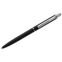 Ручка шариковая LUXOR 8146 "Cosmic" синяя, 1,0мм, корпус черный/хром