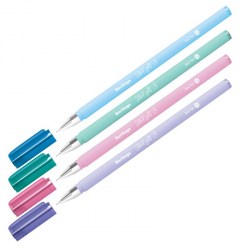Ручка синяя Berlingo CBp_05255 "Starlight S" синяя, 0,5мм, ассорти пастель 265910