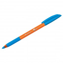 Ручка синяя Berlingo CBp_07130  Skyline 0,7мм светло-синий игольч. стержень, грип 255129