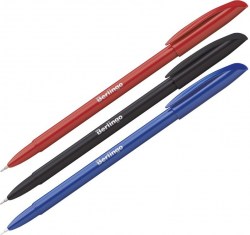 Ручка синяя Berlingo CBp_70752 "Metallic" 0,7мм, ассорти 206164