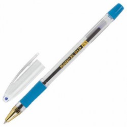 Ручка синяя Brauberg 143245 "Model-XL GLD" 0,5мм масляная с грипом 
