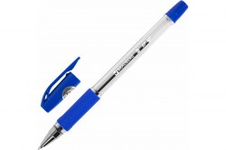 Ручка синяя Brauberg 144004 BP-GT корп прозр 0,7мм 
