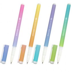 Ручка синяя Brauberg 147711 "Gradient рastel" 0,7мм, корпус ассорти