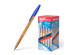 Ручка синяя ErichKrause 31058 R-301 Amber Stick 0,7мм