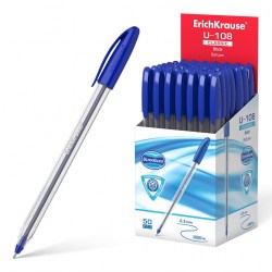Ручка синяя ErichKrause 47564 U-108 Classic Stick 1.0 