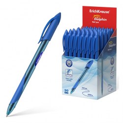 Ручка синяя ErichKrause 48188 U-109 Dolphin 0,8мм