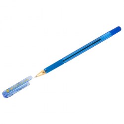 Ручка синяя MunHwa MC Gold BMC10-02 масляная 1,0мм рез/упор 229551