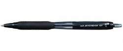 Ручка Uni SXN-101-07 авт. черный, 0,7мм, рез/упор, Jetstream быстросохнущие чернила 68416
