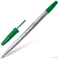 Ручка зеленая CORVINA51 40163 шариковая прозрачный корпус /Universal/