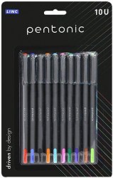 Ручки шариковые 10цв. Linc PENTONIC 7024/10/ASST 1,0мм 209375