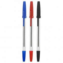 Ручки шариковые  3цв. СТАММ РШ-30423-3 "Оптима" 1,0мм 346495