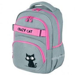Рюкзак Brauberg 273115 "Crazy cat" 2 отделения, 3 кармана, 41*28*17см