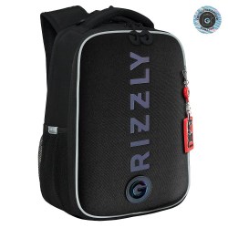 Рюкзак Grizzly RAw-595-2/1 черный-голографический