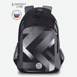 Рюкзак Grizzly RB-352-2/1 серый-черный