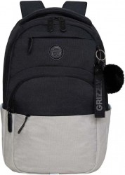 Рюкзак Grizzly RD-341-2/1 черный-бежевый