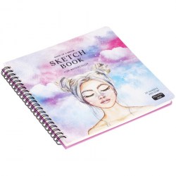 Скетчбук 190*190 20л. Greenwich Line SkBWI_37686 "Dreams in clouds" для акварели, 200г/м2 на гребне