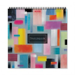 Скетчбук 295*295 40л. ErichKrauseм 48042 "Абстракция" на спирали 120г/м2