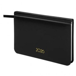 СКИДКА 20% Еженедельник 2026г. Brauberg 117193 "Select" А6, 64л, черный