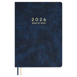 СКИДКА 20% Еженедельник 2026г. Феникс 70329 "Тиволи делавэ" А4, 80л., синий